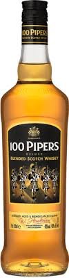 100 Pipers 180 ml bottle