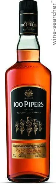 100 Pipers 375 ml bottle